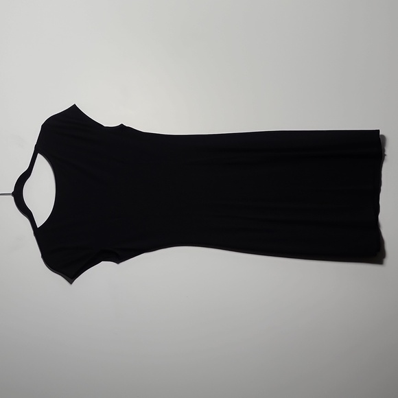 ANN TAYLOR Faux Wrap Midi Dress V-Neck Cap Sleeve Short Pullover Size Small - Picture 7 of 12